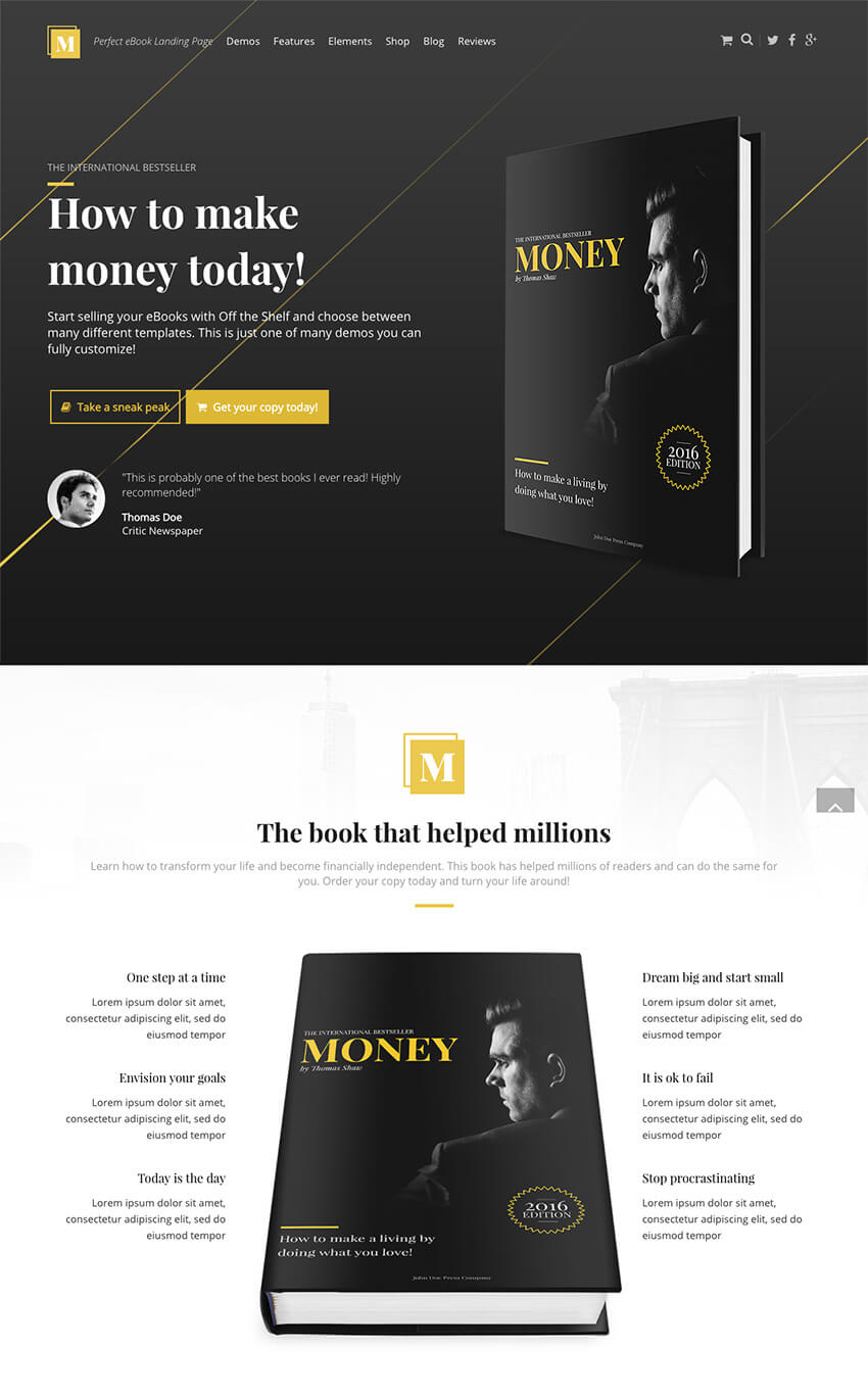 15+ WordPress eBook Themes Made to Boost Author Sales Online